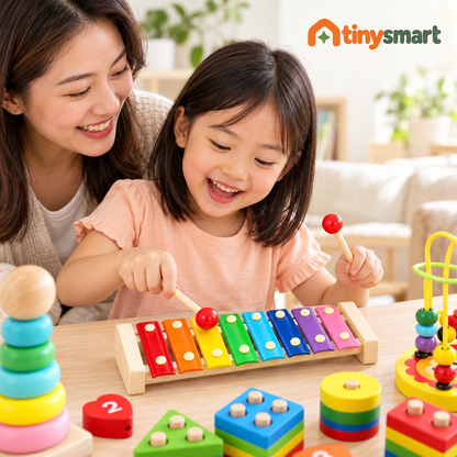 TinySmart Color & Discover Wooden Activity Set
