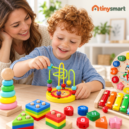 TinySmart Color & Discover Wooden Activity Set
