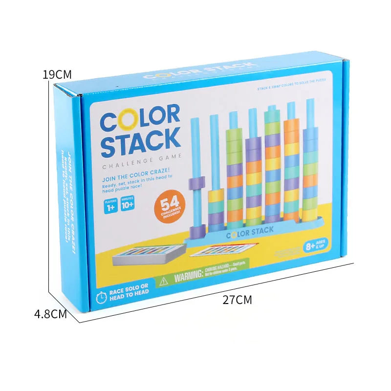 TinySmart Rainbow Stacking Puzzle — Ages 14+