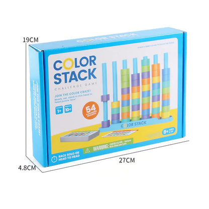 TinySmart Rainbow Stacking Puzzle — Ages 14+