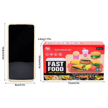 TinySmart Market Day Burger & Snack Play Food Set