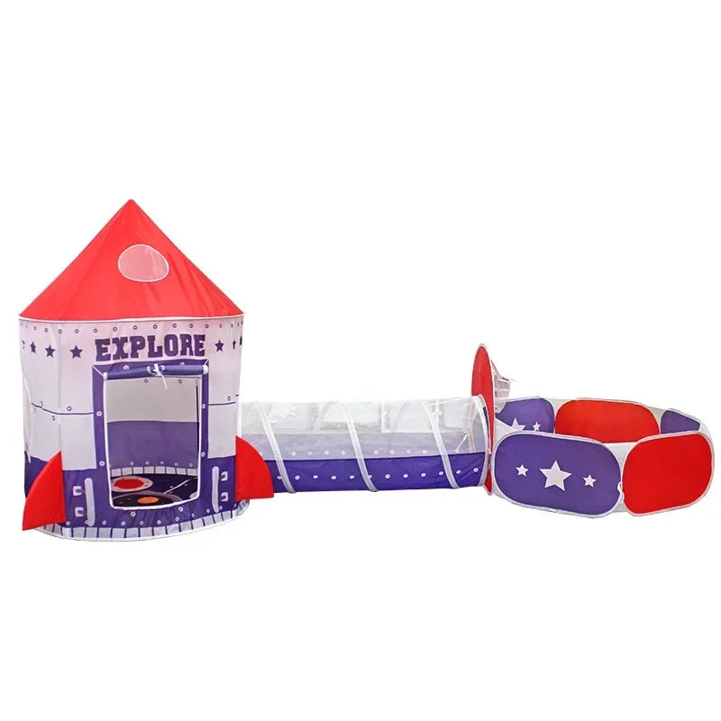 TinySmart Airship Play Tent, Tunnel & Ball Pit Set