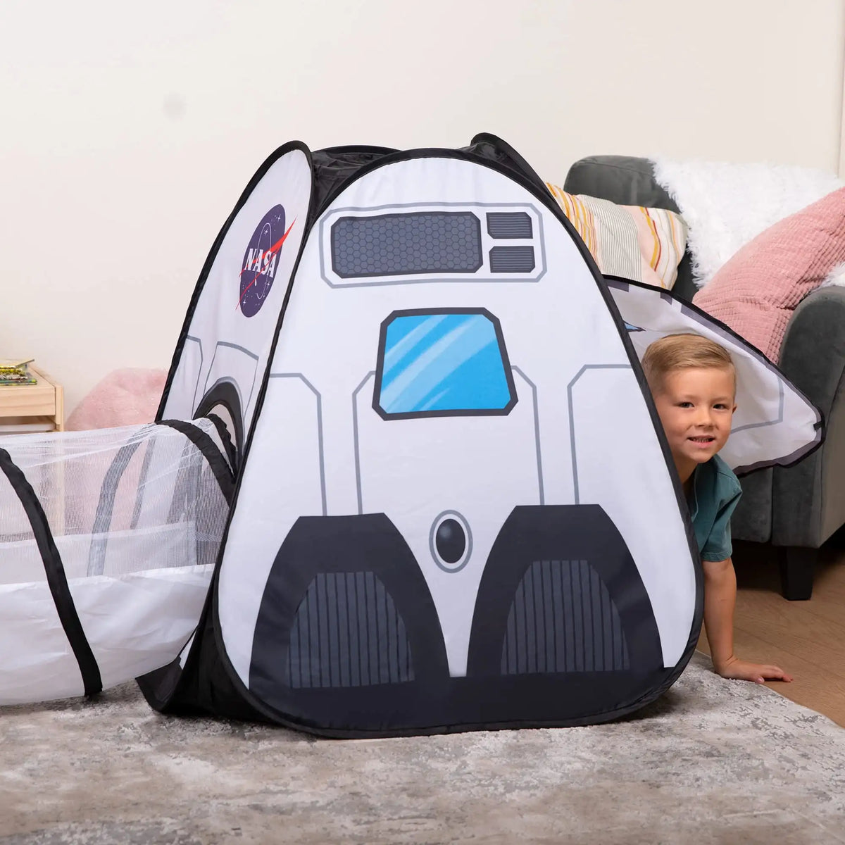 TinySmart Rocket Adventure Play Tent & Tunnel Set