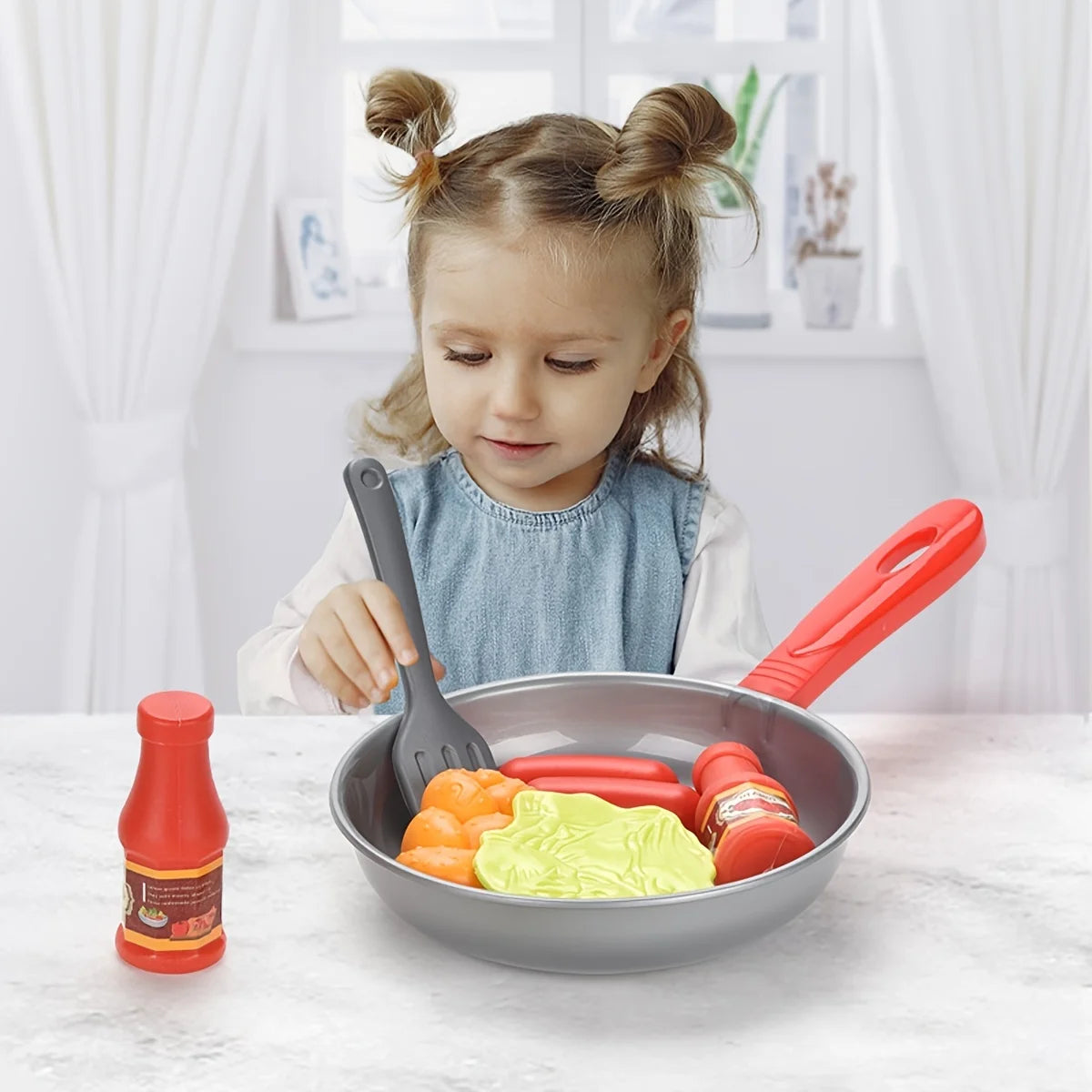 TinySmart Pretend Kitchen Accessory Set