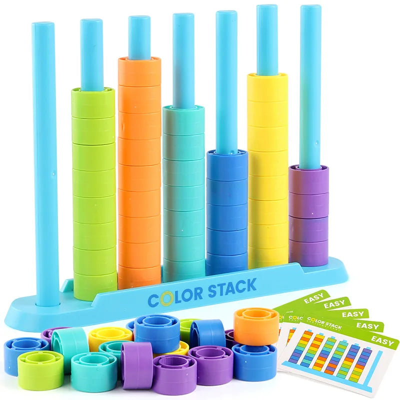 TinySmart Rainbow Stacking Puzzle — Ages 14+