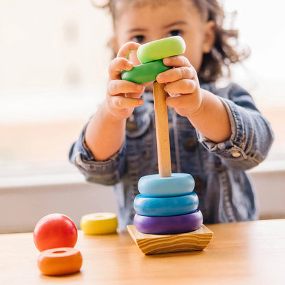 TinySmart Rainbow Stacking Play Set