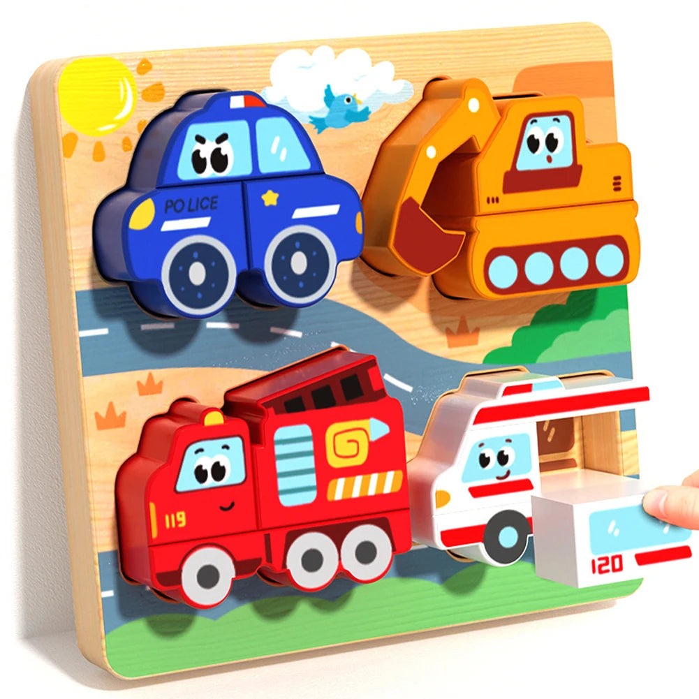 TinySmart Animal Friends Wooden Activity Puzzle