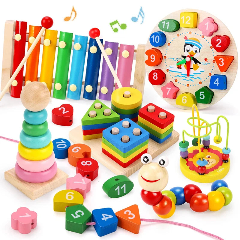 TinySmart Color & Discover Wooden Activity Set
