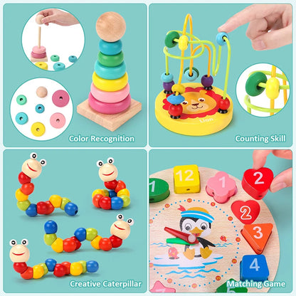 TinySmart Color & Discover Wooden Activity Set