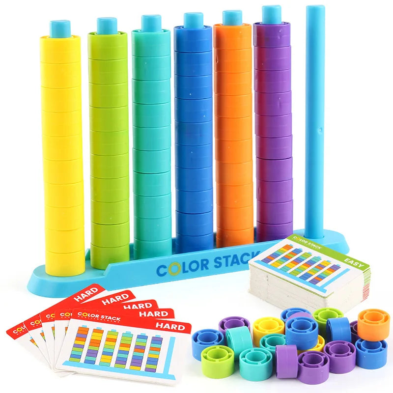 TinySmart Rainbow Stacking Puzzle — Ages 14+