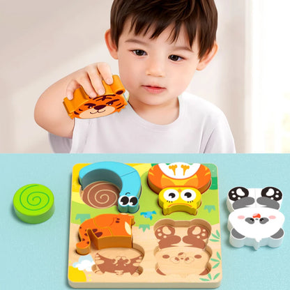 TinySmart Animal Friends Wooden Activity Puzzle