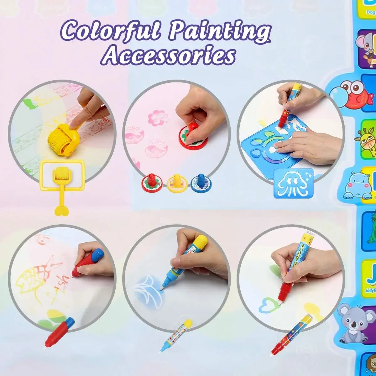 tinysmart Ocean Doodle Reusable Water Drawing Mat
