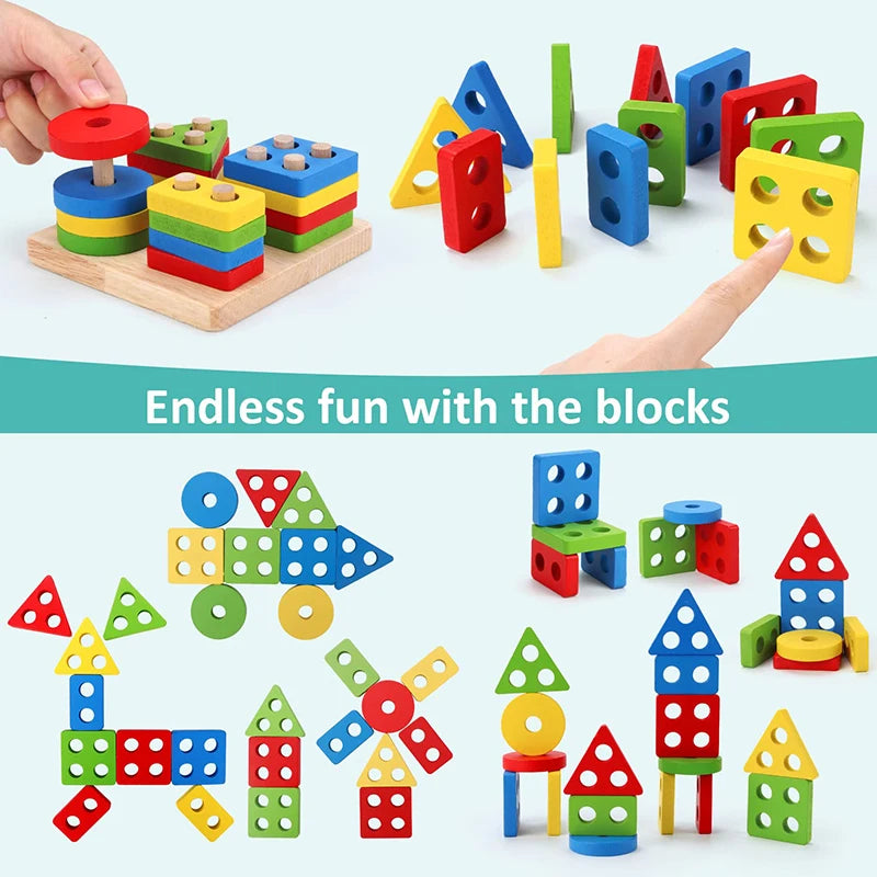 TinySmart Color & Discover Wooden Activity Set