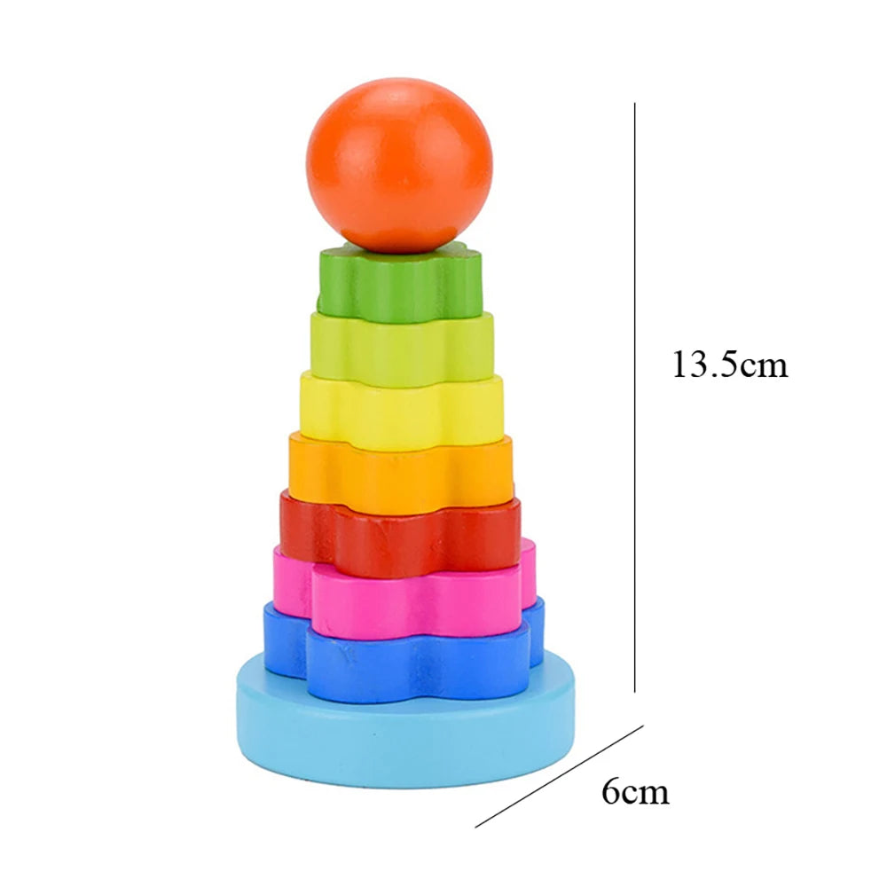 TinySmart Rainbow Stacking Play Set