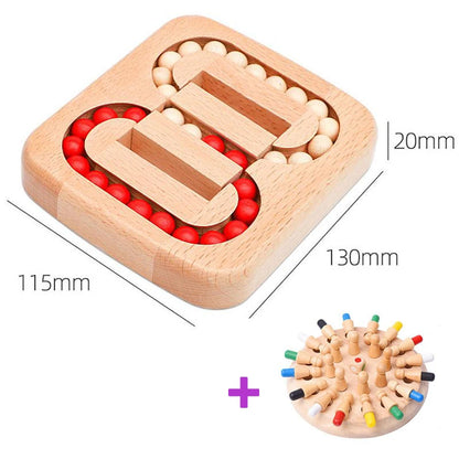 TinySmart Color Match Wooden Memory Game