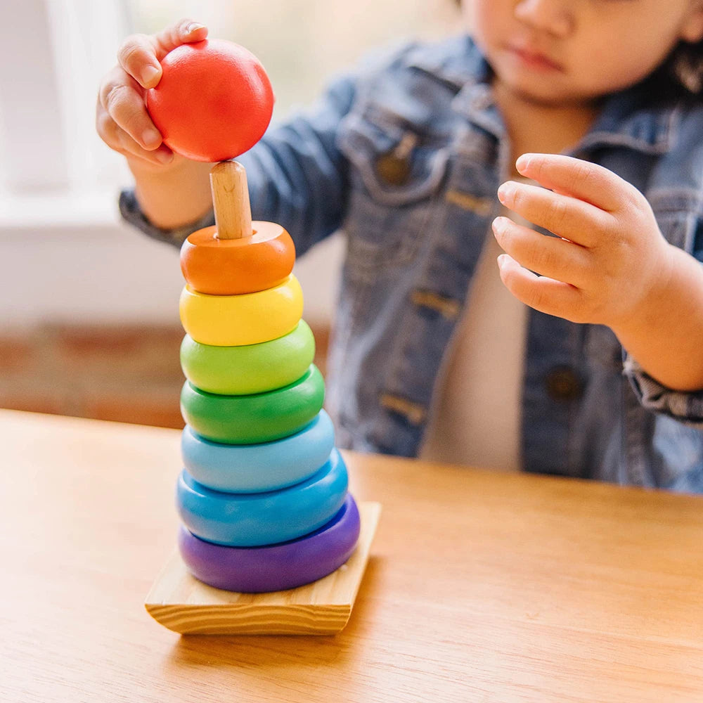 TinySmart Rainbow Stacking Play Set