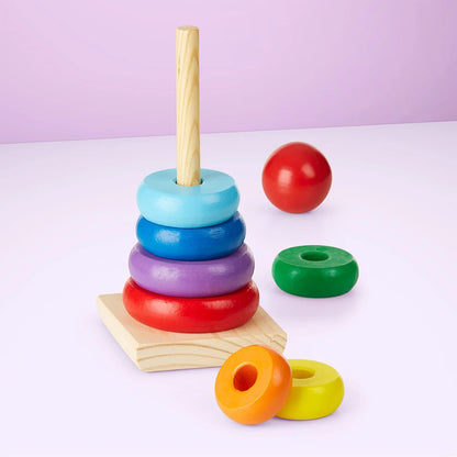 TinySmart Rainbow Stacking Play Set