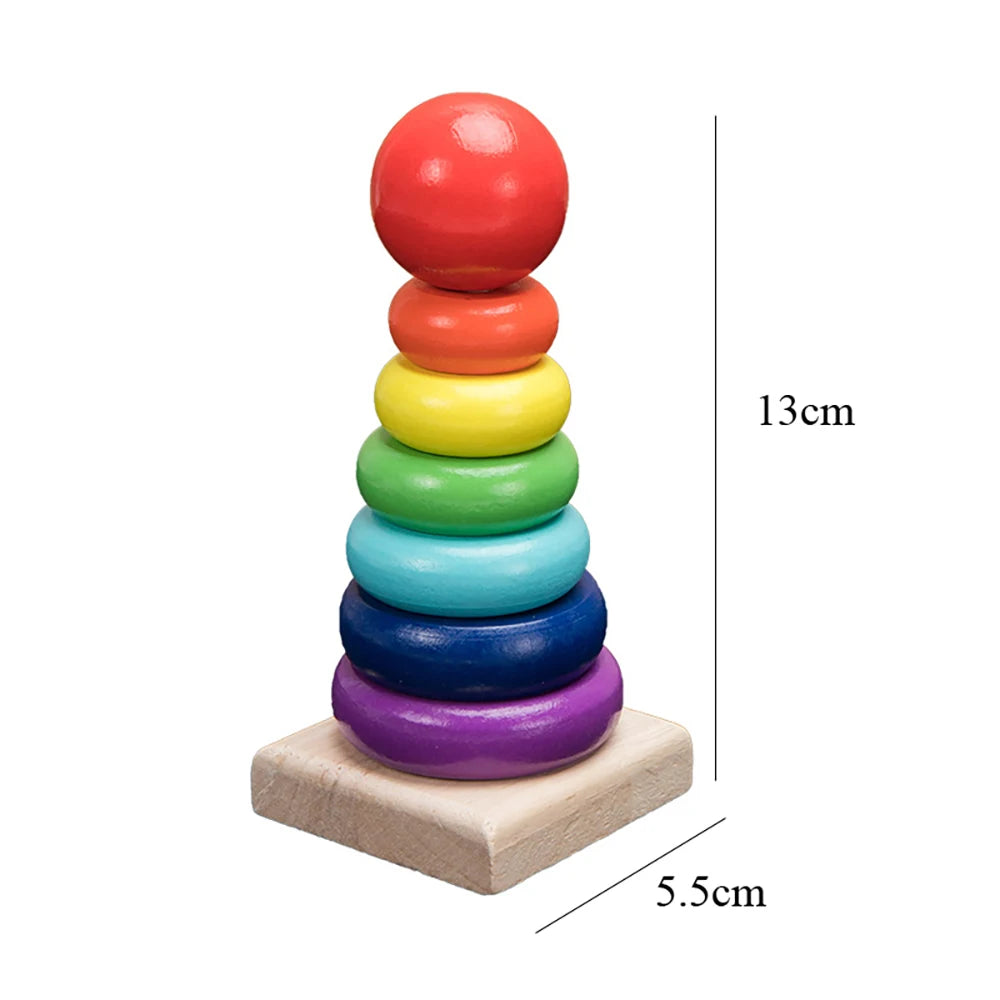 TinySmart Rainbow Stacking Play Set