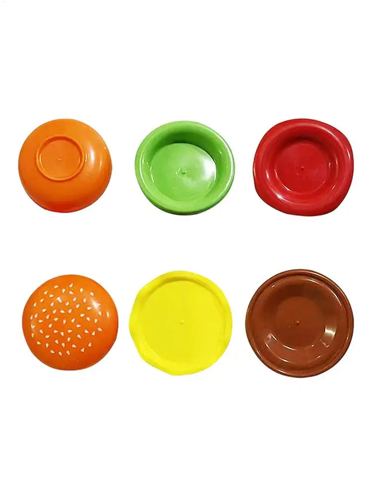 TinySmart Stackable Burger-Style Sauce Dishes — 6 Pieces