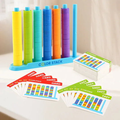 TinySmart Rainbow Stacking Puzzle — Ages 14+
