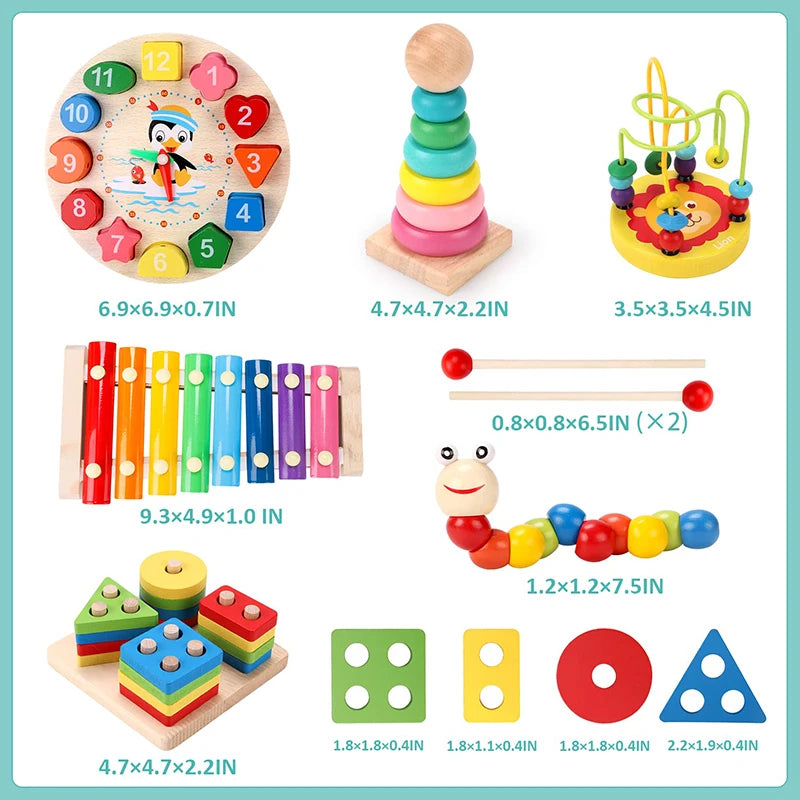 TinySmart Color & Discover Wooden Activity Set